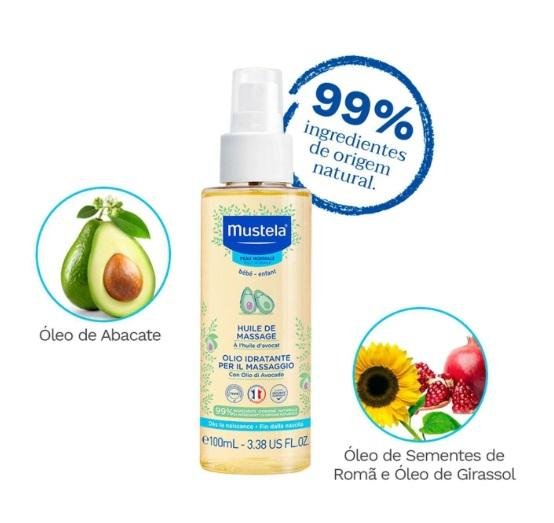 Mustela Bebe Óleo de Massagem 100ml 100ml 4