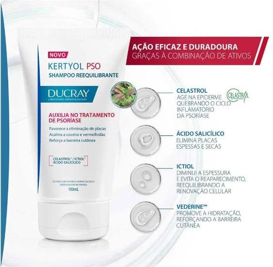 Ducray Kertyol PSP Shampoo 100ml 100ml 3