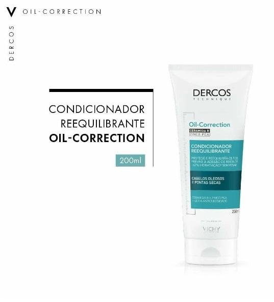 Dercos Condicionador Reequilibrante Oil Correction Vichy 200ml 200ml 2