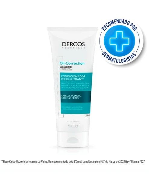 Dercos Condicionador Reequilibrante Oil Correction Vichy 200ml 200ml 3