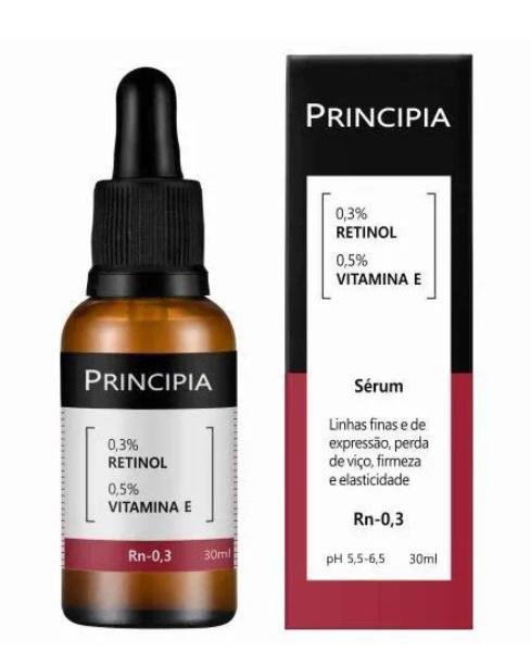 Sérum Retinol 0,3% Vitamina E 0,5% Principia Rn-0,3 30ml 30ml 1