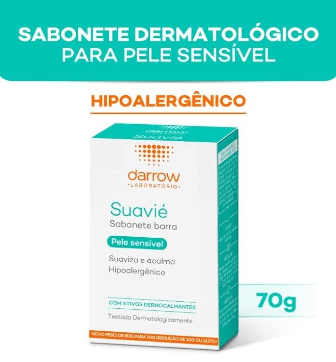 Suavié Sabonete Dermatológico Barra 70g 70g 2