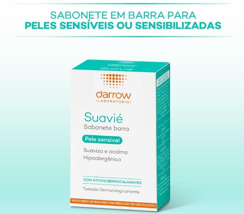 Suavié Sabonete Dermatológico Barra 70g 70g 4