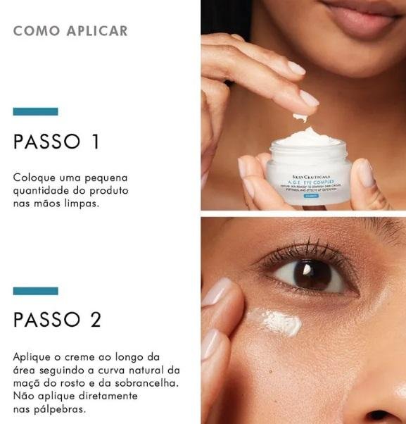 Skinceuticals A.G.E. Advanced Eye Creme para Olhos Antissinais 15ml 15ml 4