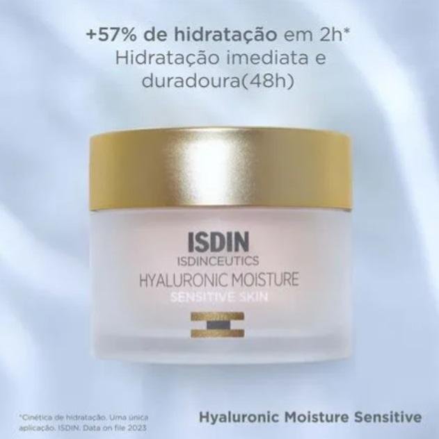 Isdinceutics Hyaluronic Moisture Sensitive Skin Creme Redutor de Linhas 50g 50g 4