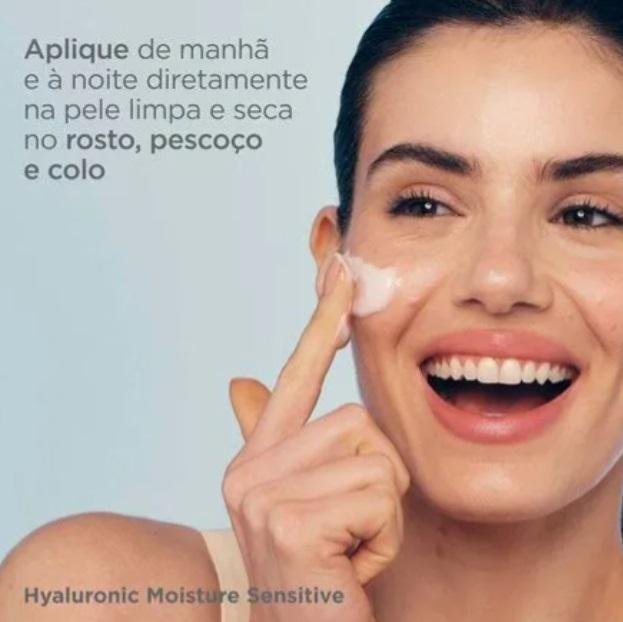 Isdinceutics Hyaluronic Moisture Sensitive Skin Creme Redutor de Linhas 50g 50g 5