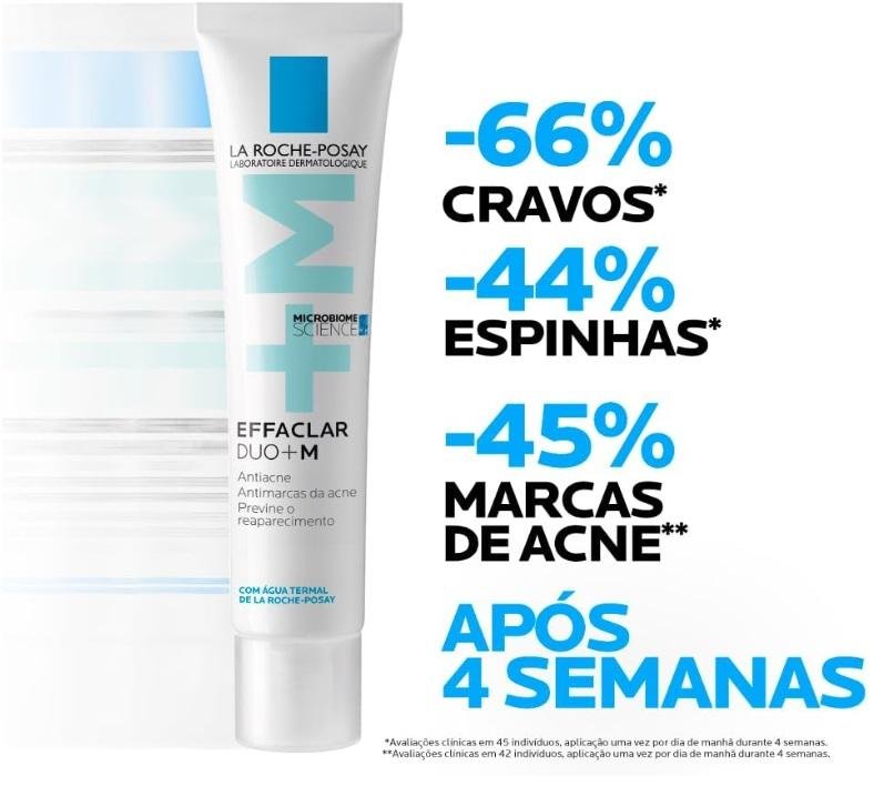 Effaclar Duo+M Creme Antiacne La Roche Posay 40ml 40ml 2