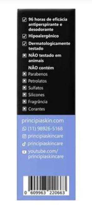 Desodorante Antitranspirante Principia AD01 70ml 70ml 3