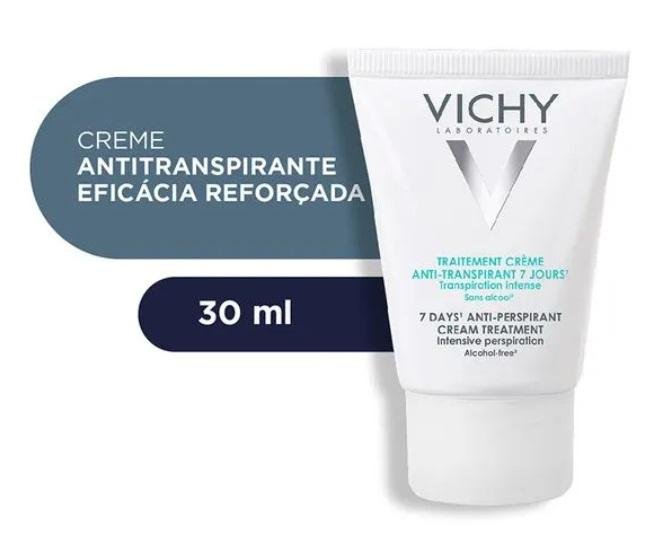 Vichy Creme Desodorante Anti Transpirante Eficácia Reforçada 30ml 30ml 2