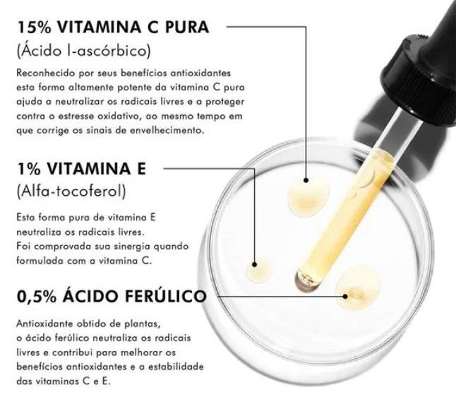 Skinceuticals Sérum Rejuvenescedor C E Ferulic 15ml 15ml 3