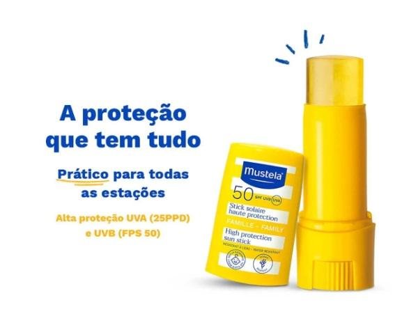 Mustela Protetor Solar Stick Infantil 9ml 9ml 2