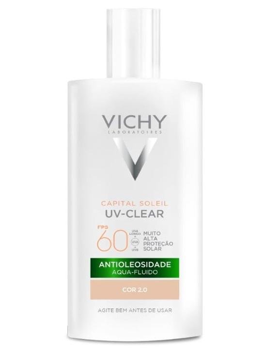 Vichy Capital Soleil Uv-Clear Protetor Solar 2.0 FPS60 40g Cor 2.0 1