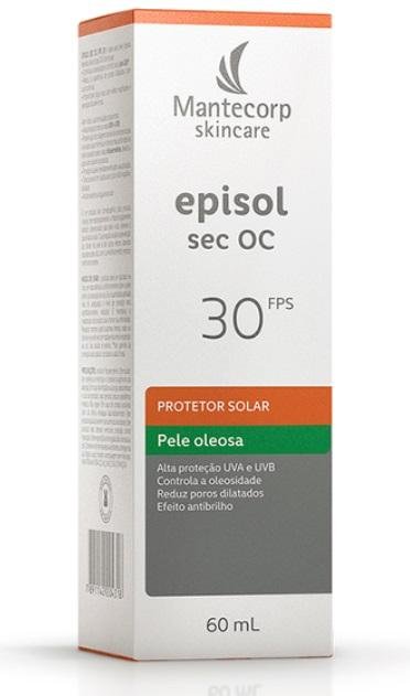 Protetor Solar Episol Sec OC FPS30 60ml 60ml 3