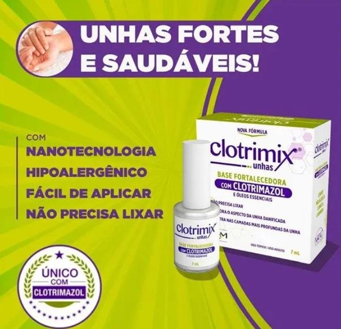 Clotrimix Unhas Base Fortalecedora 7ml 7ml 4