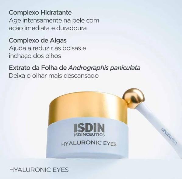 Isdinceutics Hyaluronic Eyes Gel para Olhos 15g 15g 5