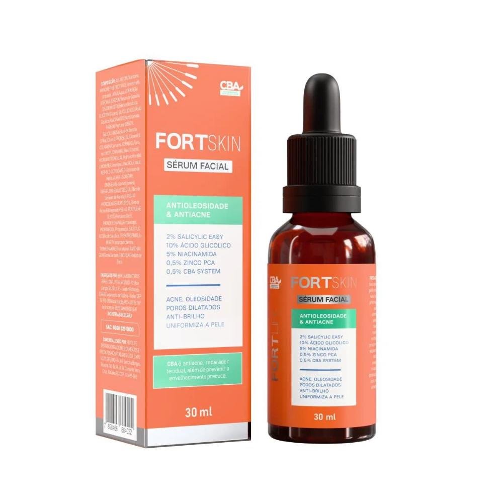 Sérum Facial Antioleosidade e Antiacne FortSkin - 30ml 30ml 2