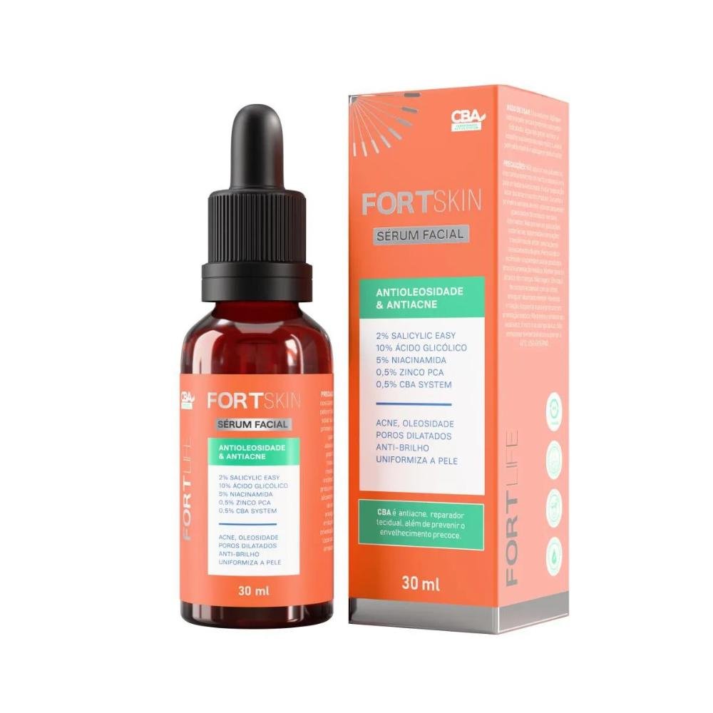 Sérum Facial Antioleosidade e Antiacne FortSkin - 30ml 30ml 3
