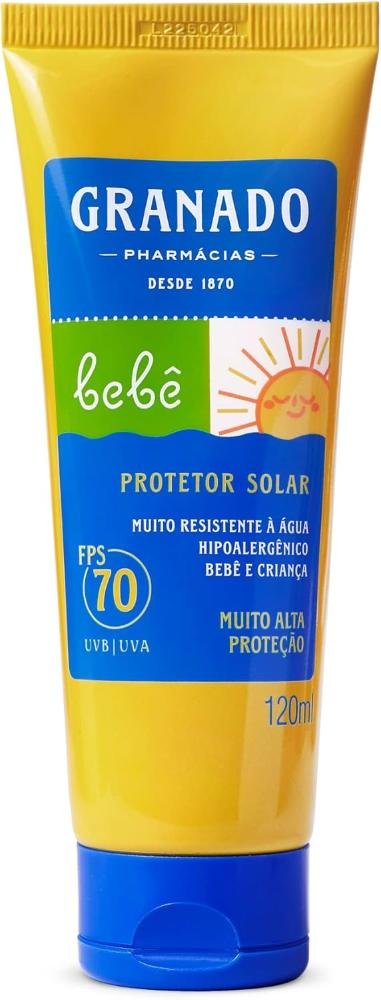 Protetor Solar Granado Bebê FPS70 120ml 120ml 1
