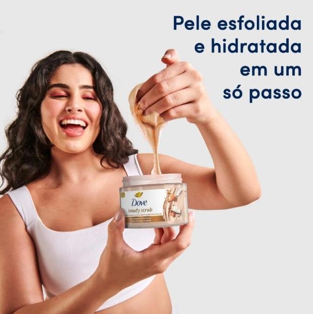 Dove Beauty Scrub Sabonete Esfoliante Coco e Açucar Mascavo 280g 280g 3