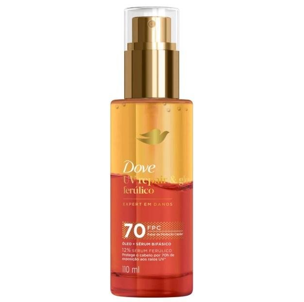 Dove Óleo Sérum Bifásico UV Repair Glow Ferúlico 110ml 110ml 2