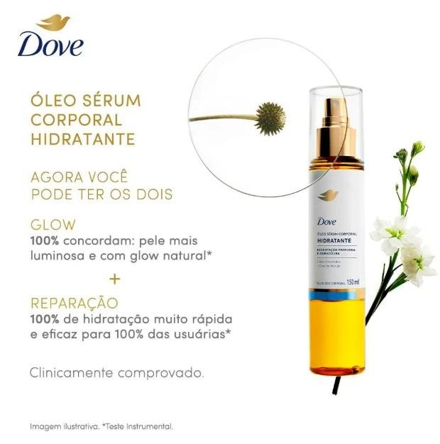 Dove Óleo Sérum Corporal Hidratante 150ml 150ml 2