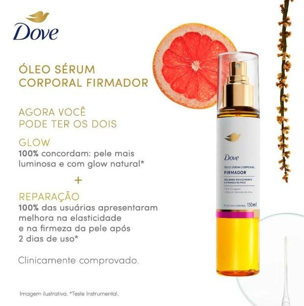 Dove Óleo Sérum Corporal Firmador 150ml 150ml 4