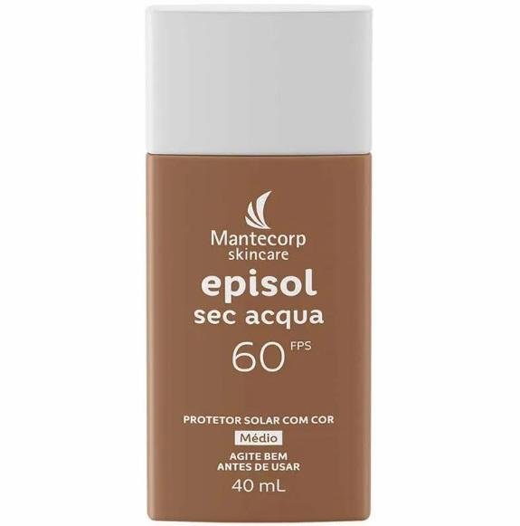 Episol Sec Acqua FPS60 Protetor Solar Médio 40ml Bege Médio 2