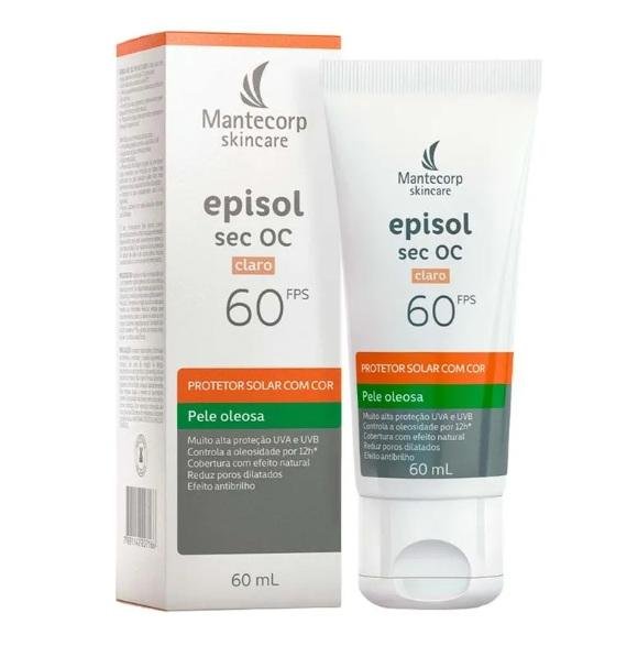 Episol Sec OC FPS60 Protetor Solar Claro 60ml