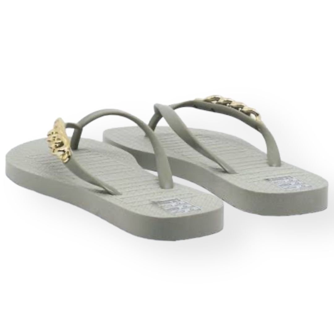 Chinelo Flip Flop Pistache Santa Lolla Feminino Cinza Cinza 3