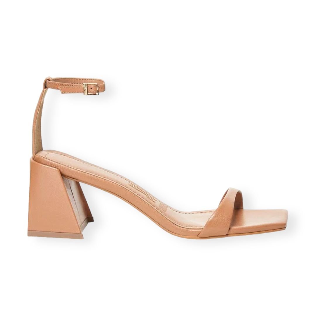 Sandalia Couro Pelica Soft Santa Lolla Feminino Bege