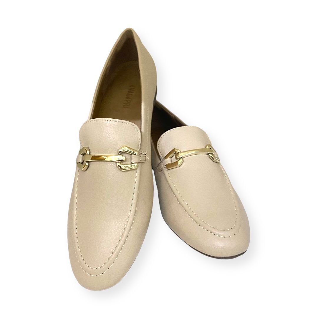 Mocassim Feminino Anacapri Eco Flex Bridão Creme Bege 3