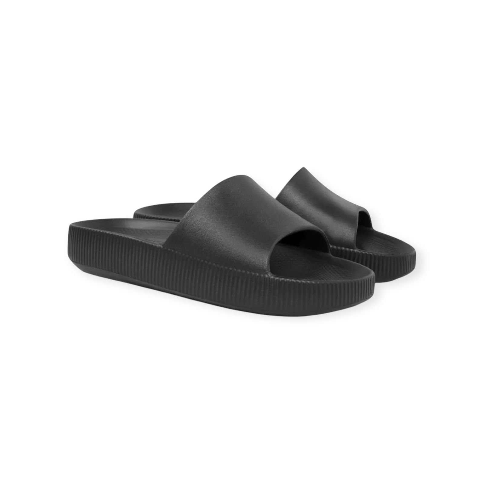 Chinelo Feminino Usaflex Eva Slide Nuvem Preto Preto 2