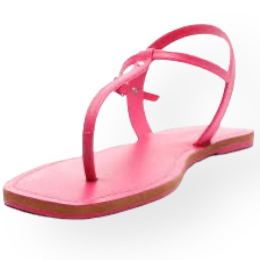 Sandália Rasteira AnaCapri Rosa Magenta 