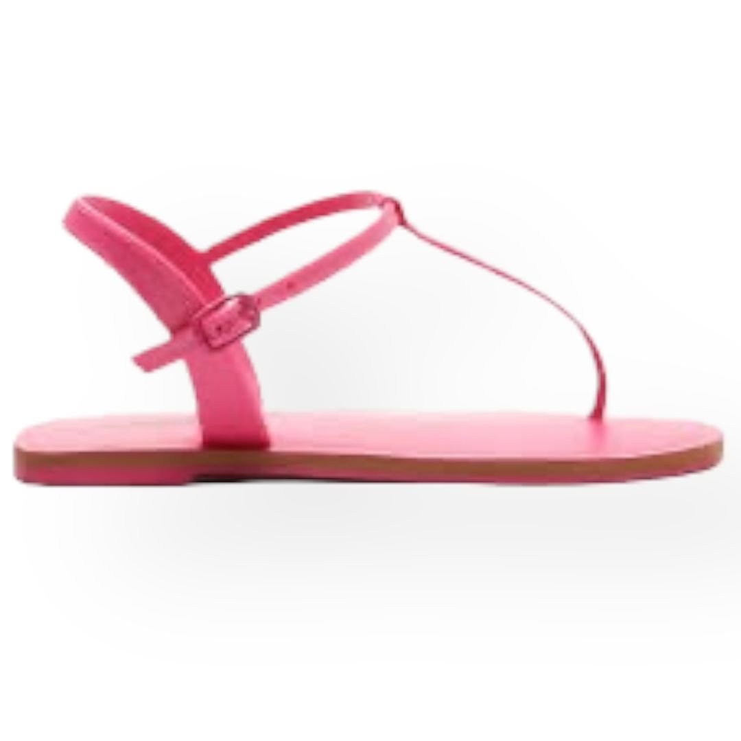 Sandália Rasteira AnaCapri Rosa Magenta  Rosa 4