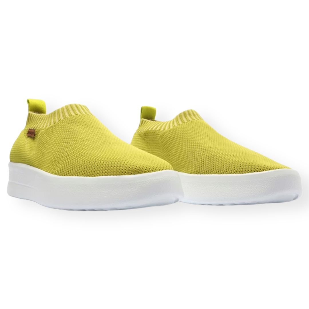 Tênis Slip On Knit Logo Flatform Anacapri Feminino Verde Verde 3