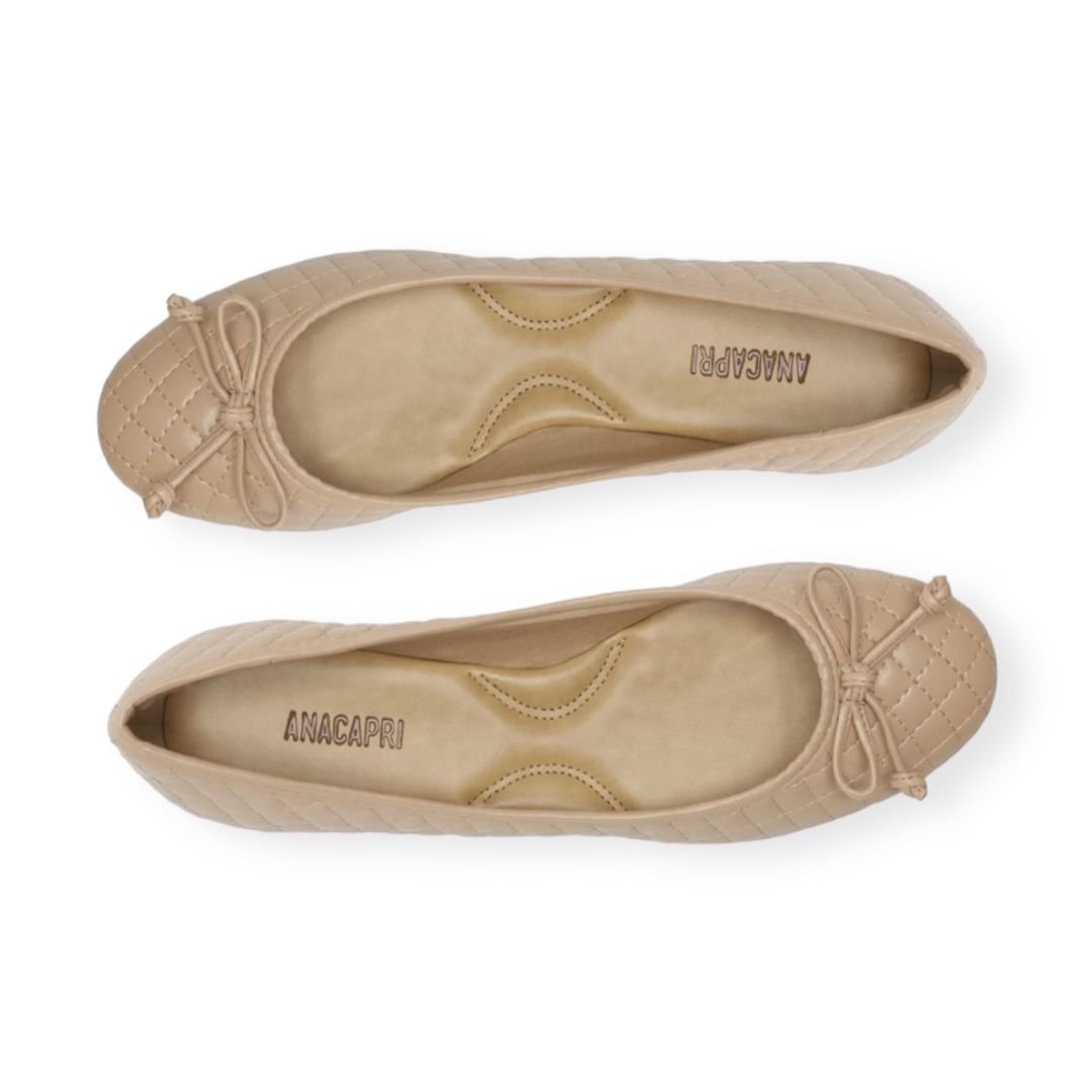 Sapatilha Metalasse Anacapri Feminino Bege Bege 5
