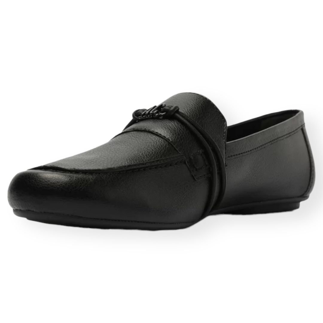 Mocassim Elástico Sigla Anacapri Feminino Preto Preto 4