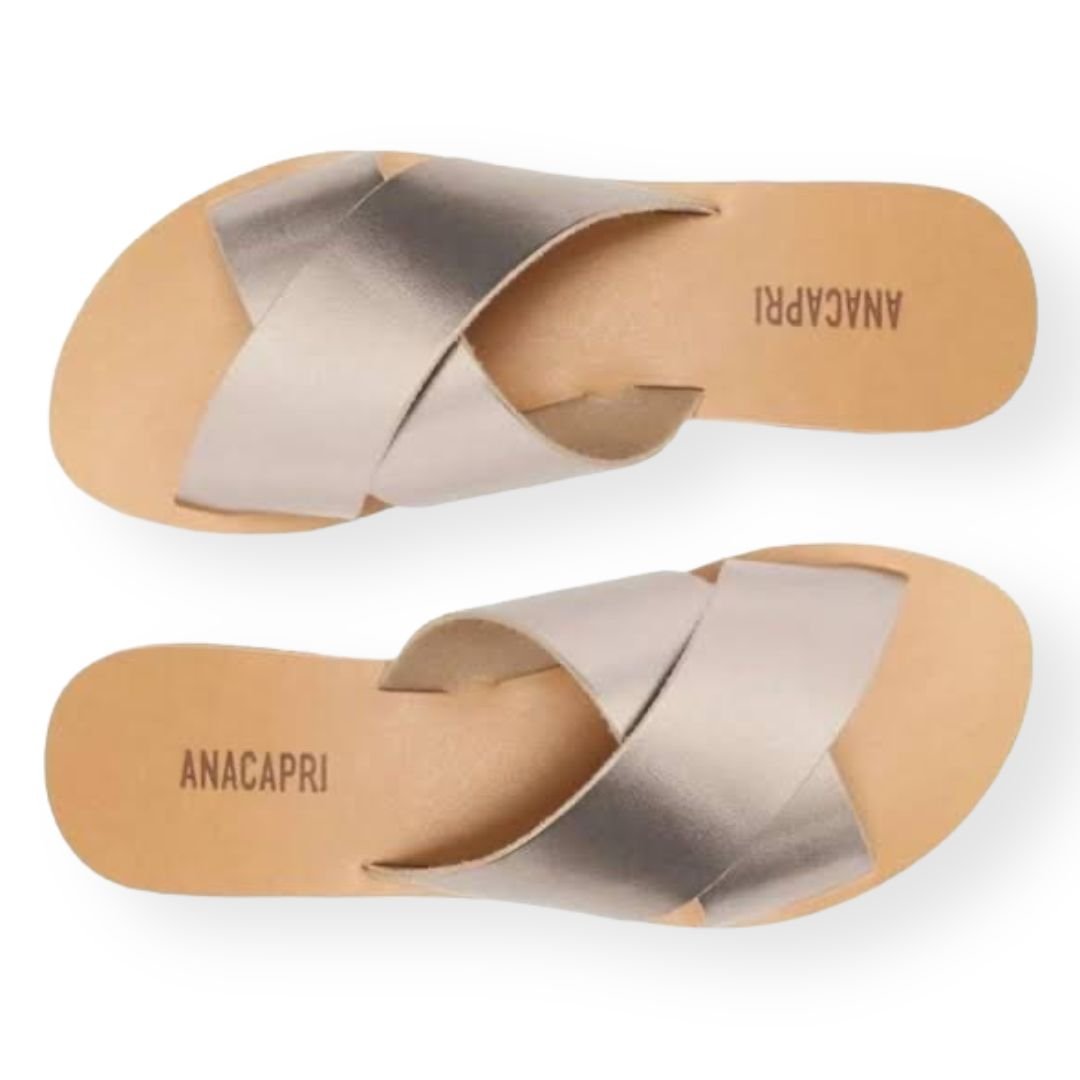 Rasteira Tiras Prata Velho Anacapri Feminino Prata 2