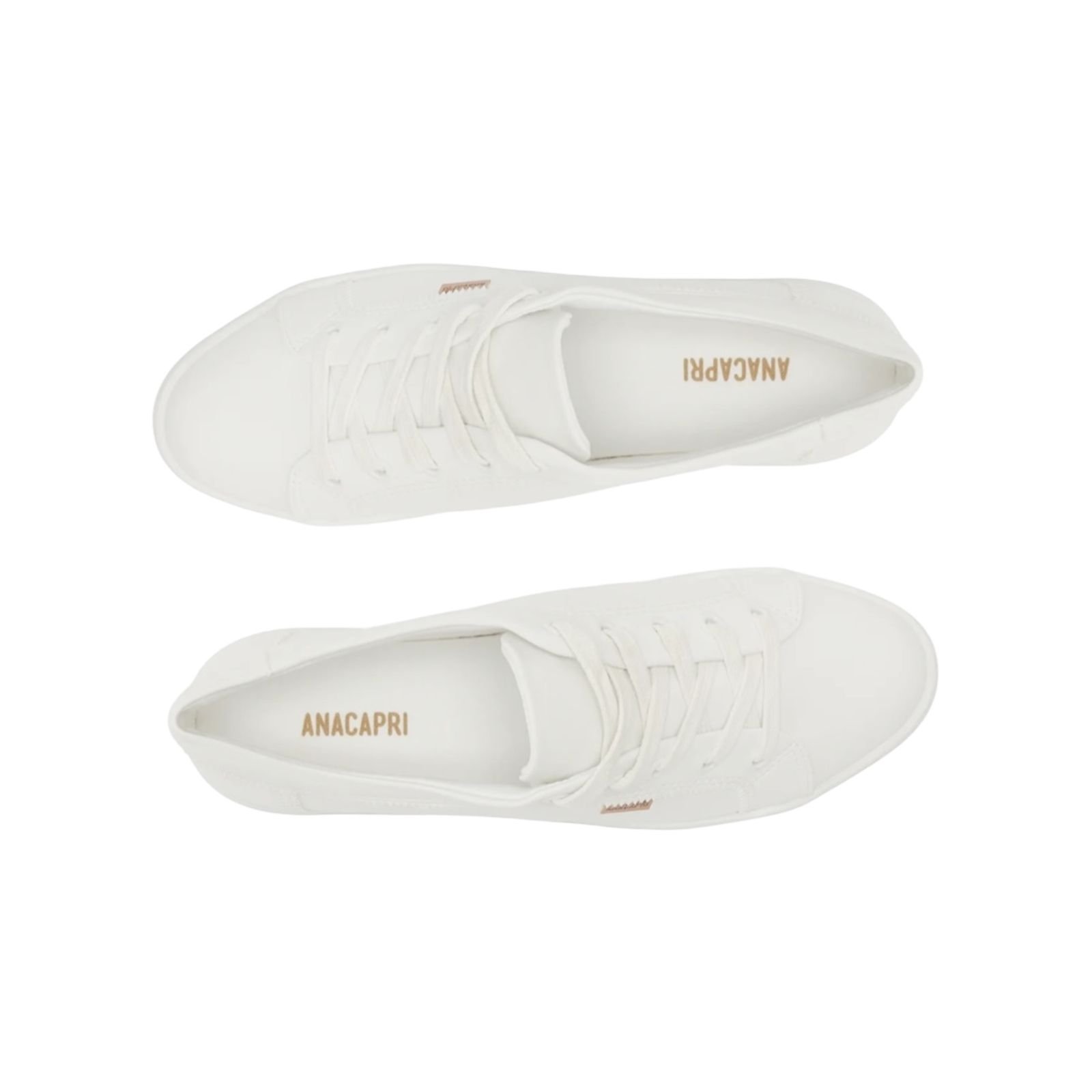 Tenis Feminino Anacapri Casual Classico Branco Branco 5