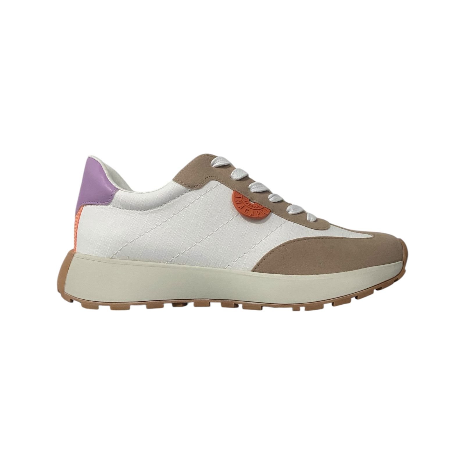 Tenis Feminino Anacapri Sport Chunky Multicorido Branco