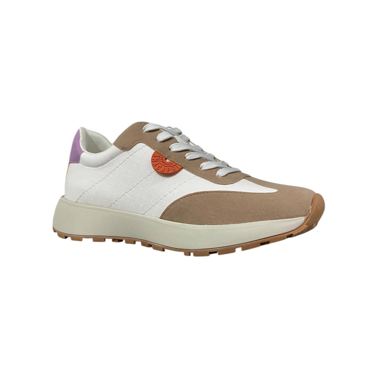 Tenis Feminino Anacapri Sport Chunky Multicorido Branco Branco 2