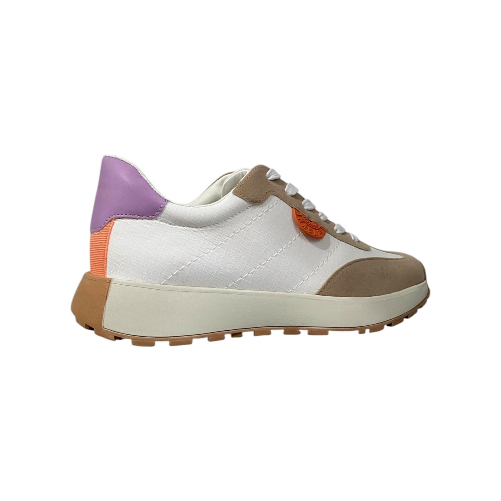 Tenis Feminino Anacapri Sport Chunky Multicorido Branco Branco 3