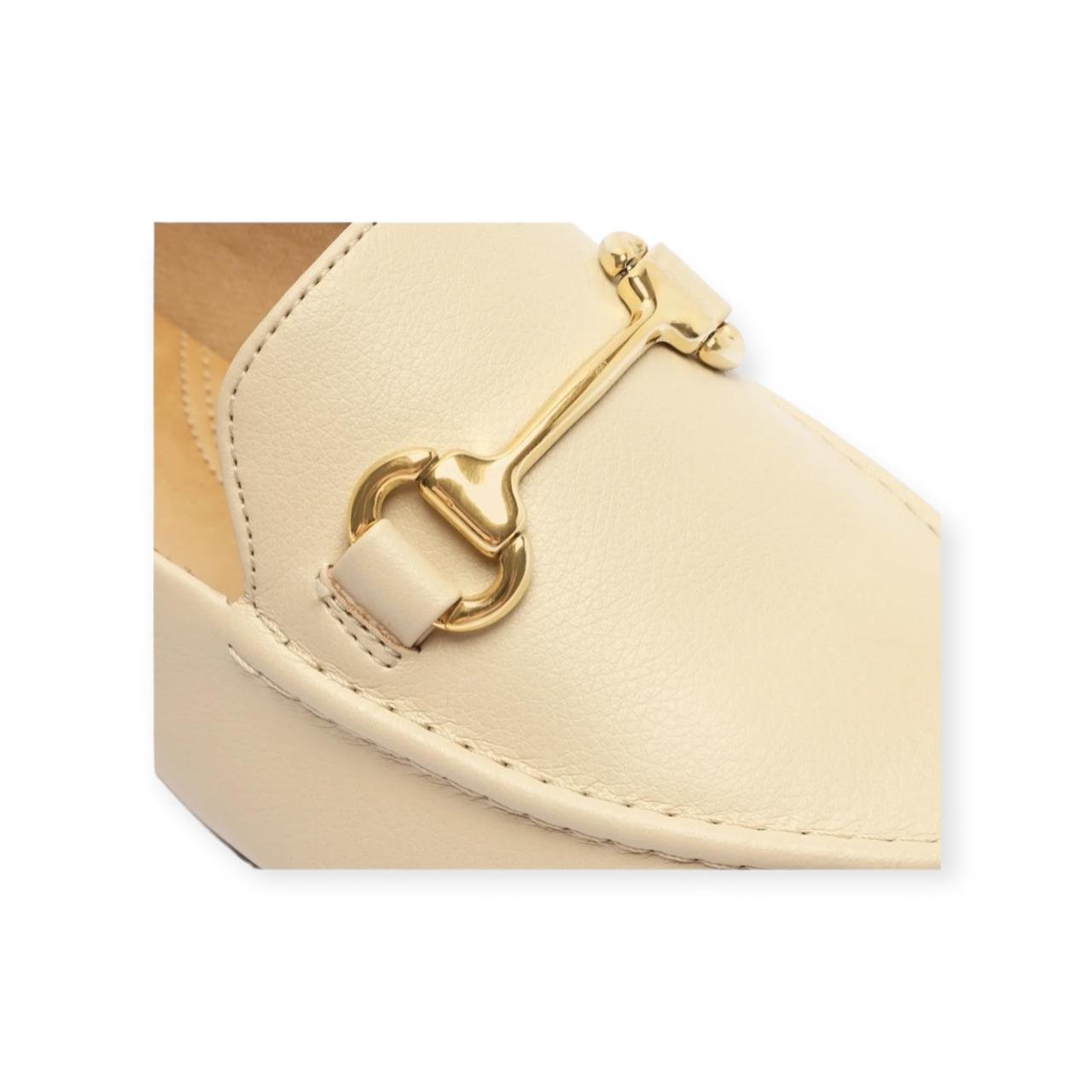 Mocassim Feminino Anacapri Bridão Essencial Creme Creme 3