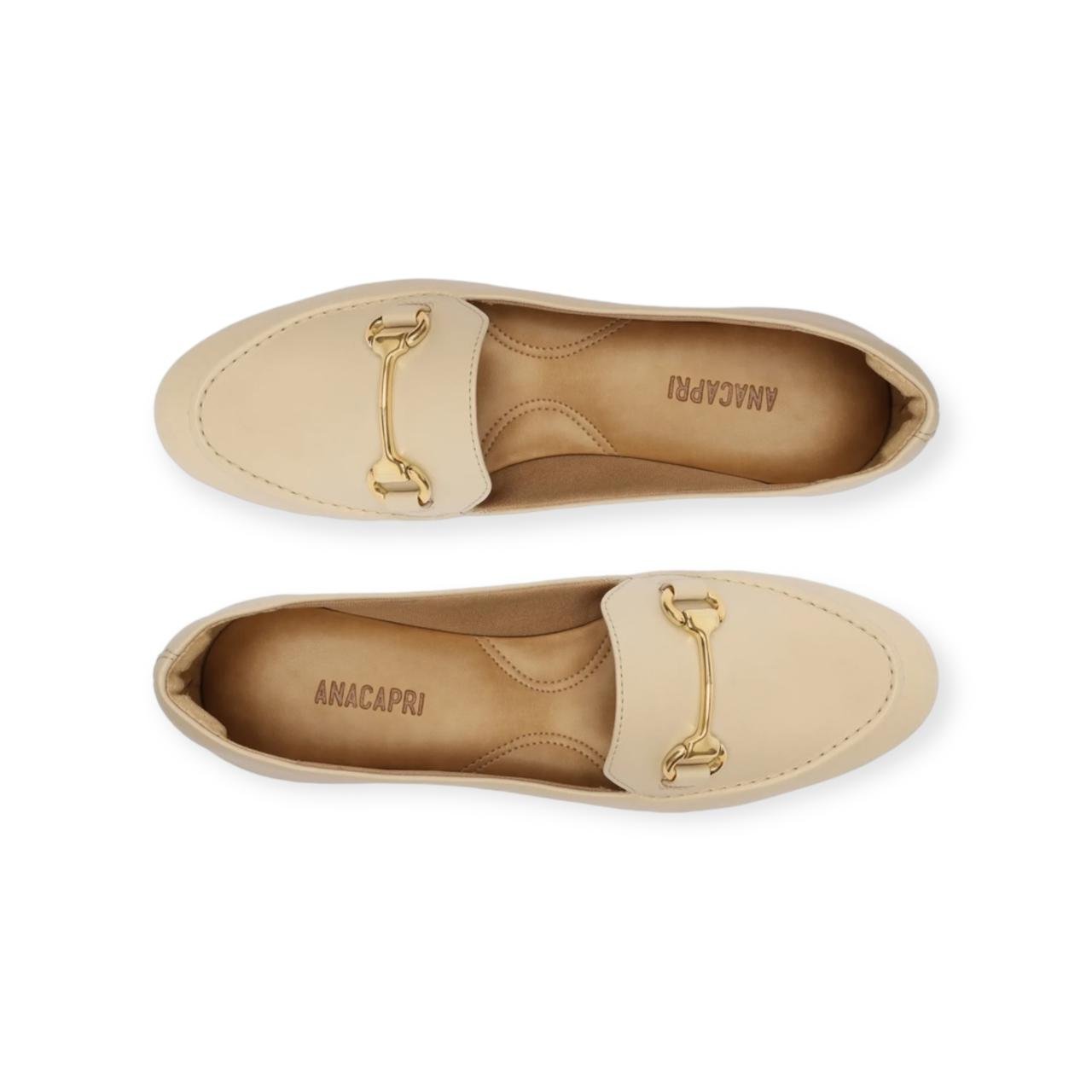 Mocassim Feminino Anacapri Bridão Essencial Creme Creme 5