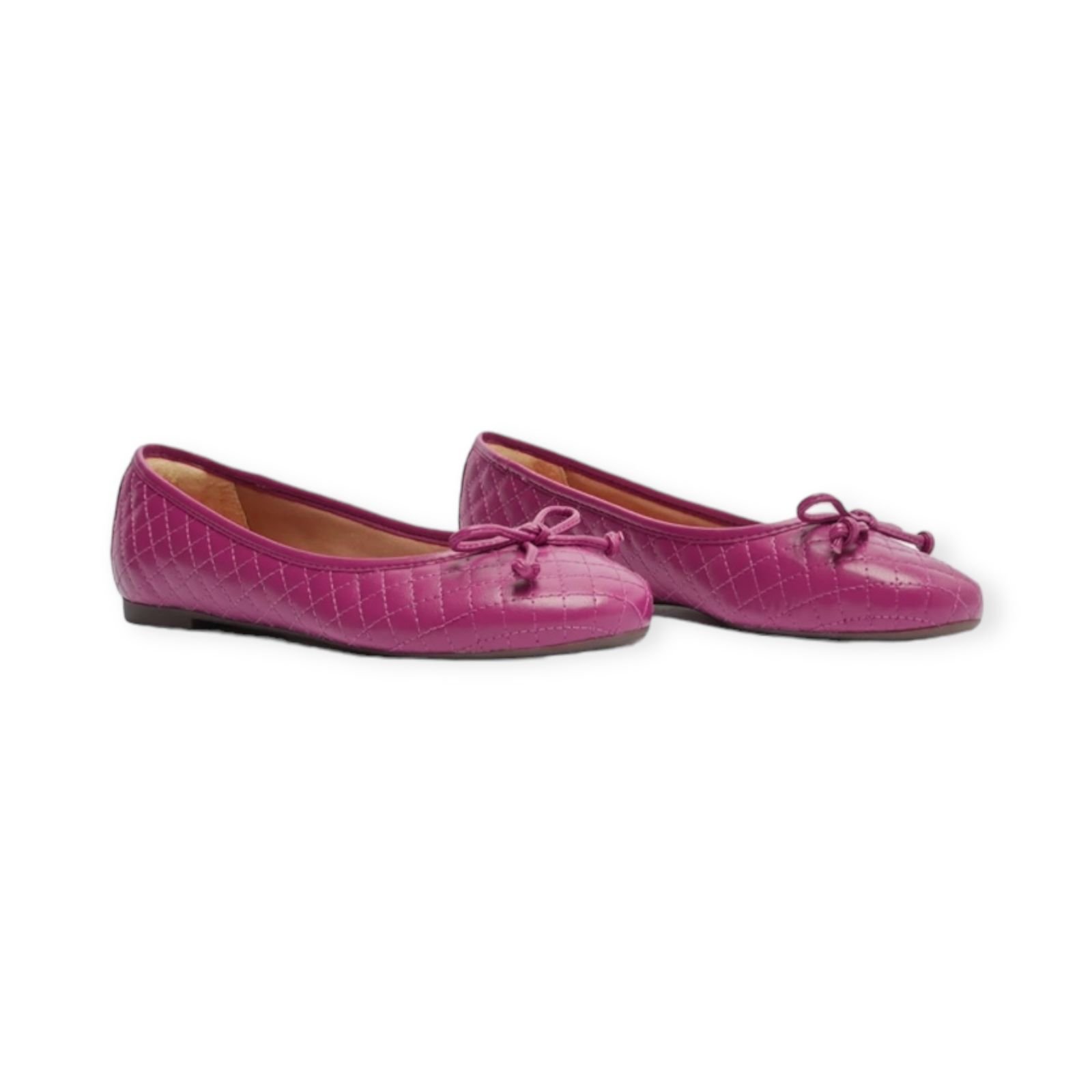 Sapatilha Feminina Anacapri Metalasse Fosca Bico Redondo Roxo Pink 2