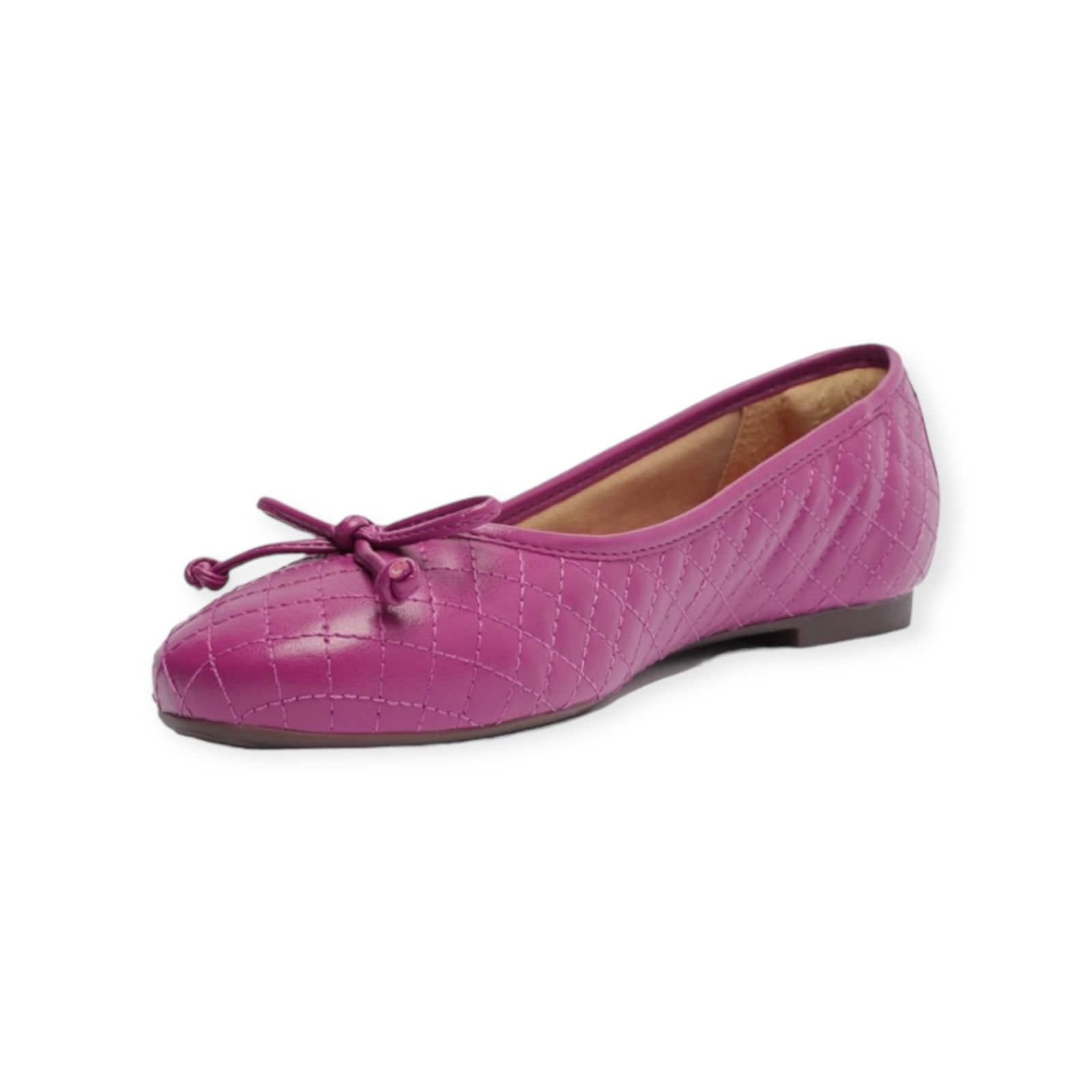Sapatilha Feminina Anacapri Metalasse Fosca Bico Redondo Roxo Pink 3