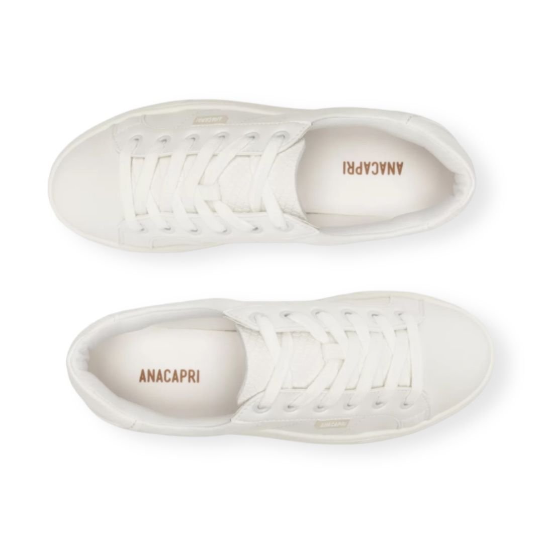 Tenis Sport Detalhe Na Sola Anacapri Feminino Branco Branco 4
