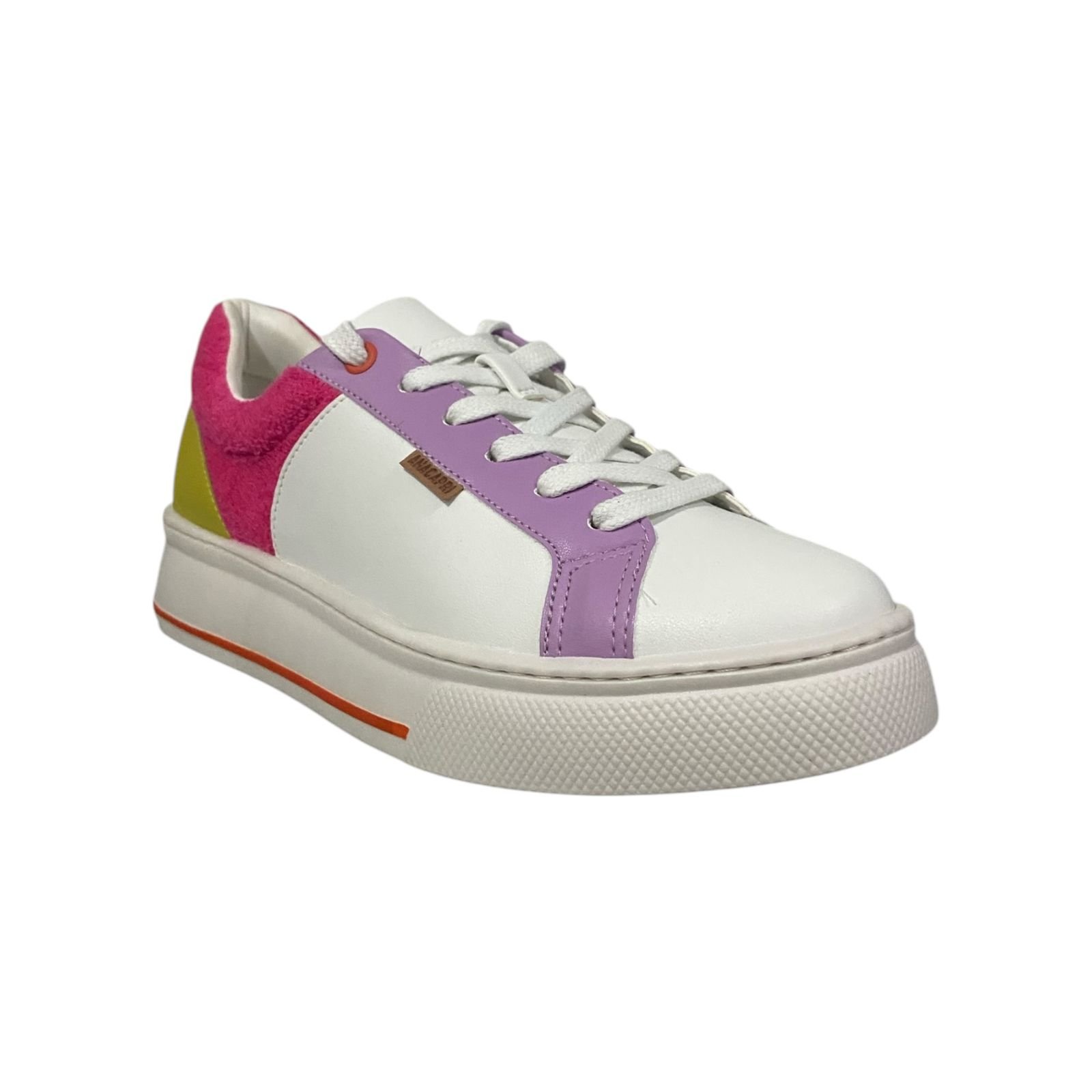 Tenis Feminino Anacapri Casual Multicolorido Branco Multicores 2