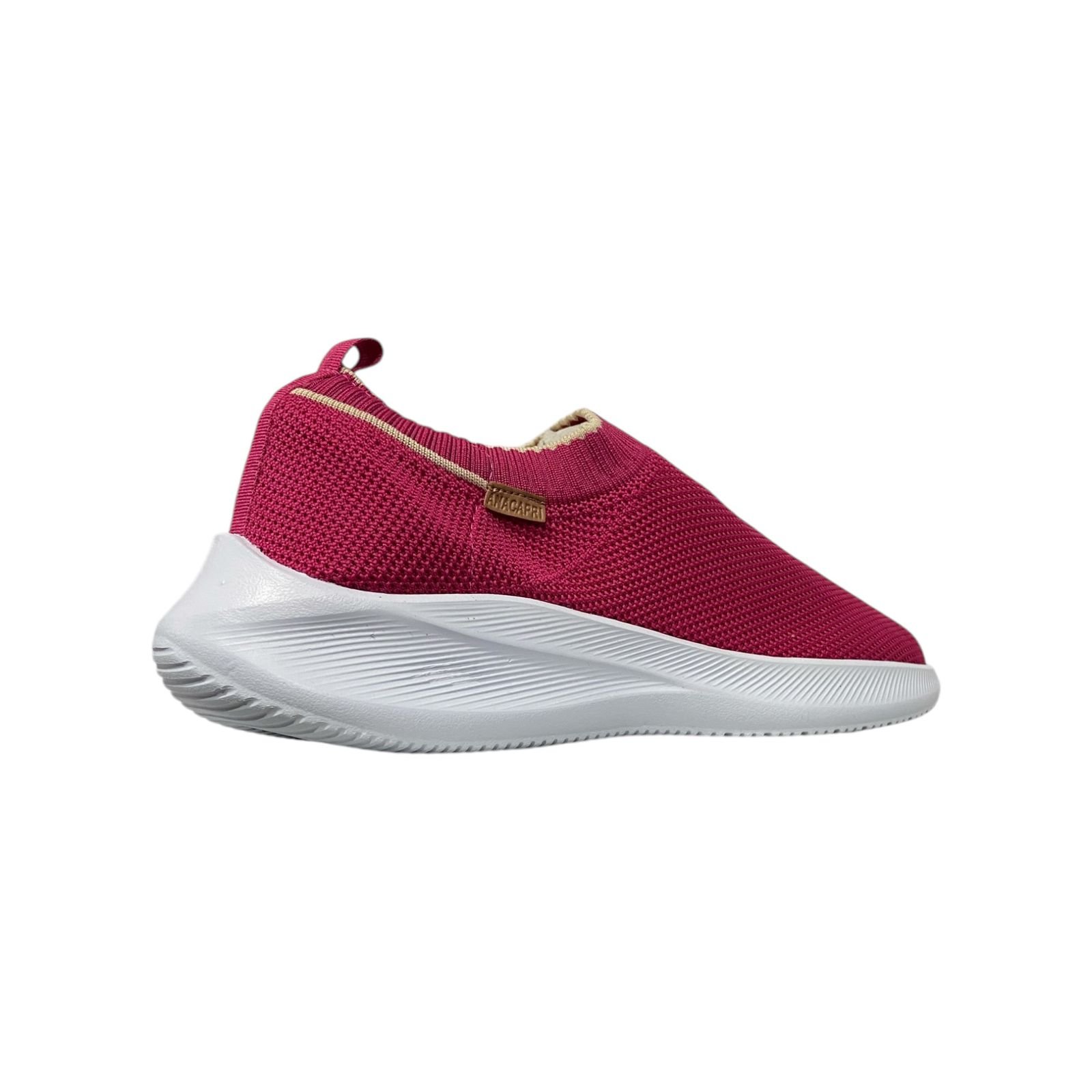 Tenis Feminino Anacapri Knit Gorgurao Rosa Rosa 4