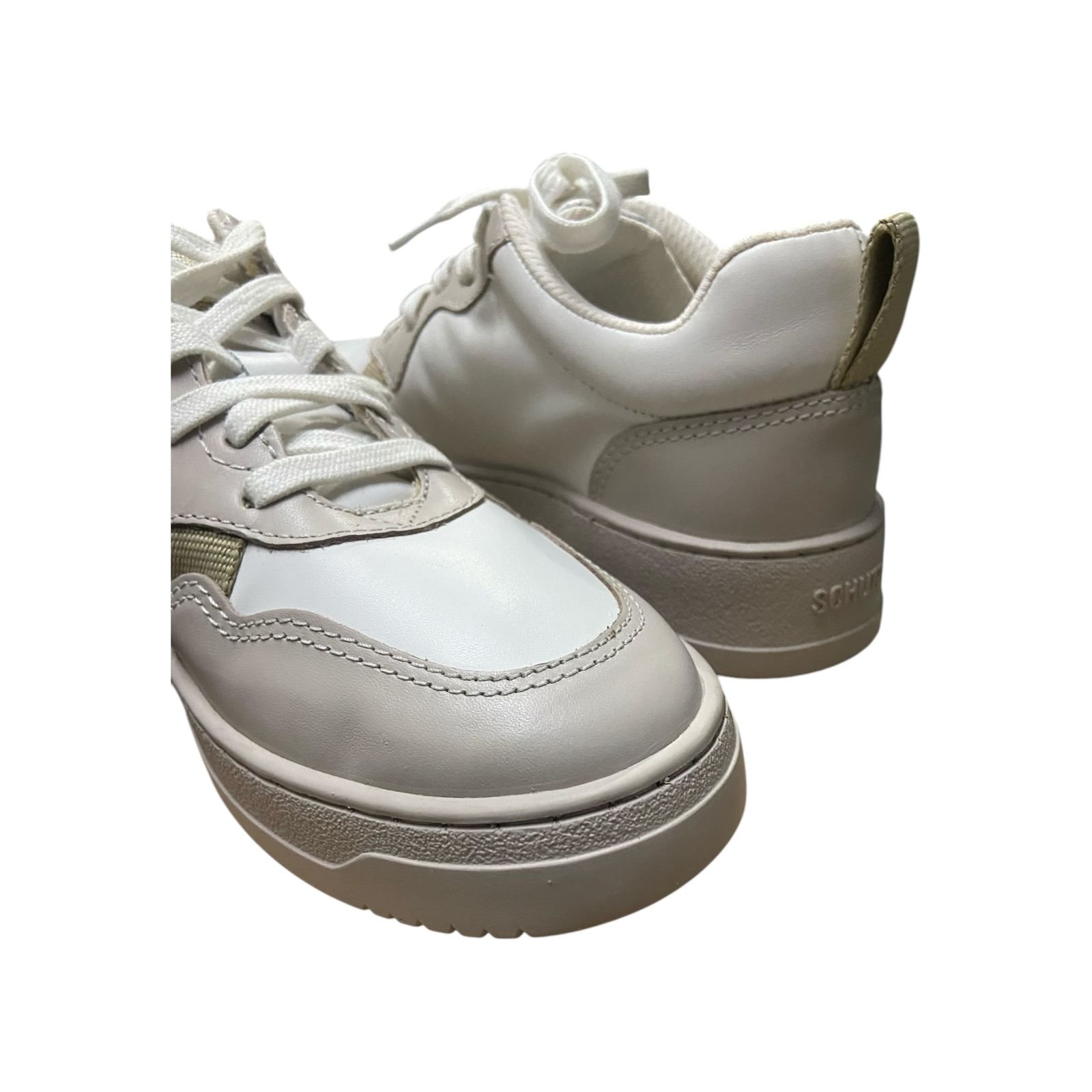Tenis Feminino Schutz Couro Casual Multicolor Cinza Cinza 3